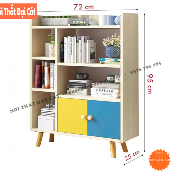 Kệ sách gỗ công nghiệp thiết kế tiện dụng KS226