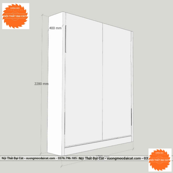 Giường gấp gỗ nhỏ gọn GG011