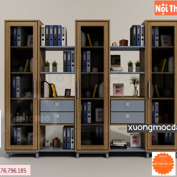 Tủ lưu trữ tài liệu - trang trí THS012