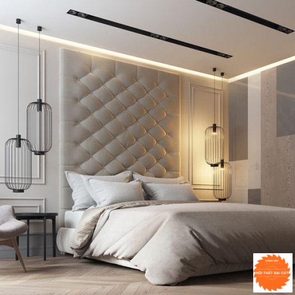 Vách ốp đầu giường hiện đại  VOĐG008