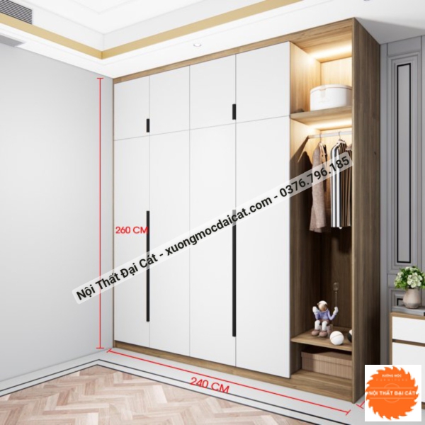Tủ áo quần MS22200