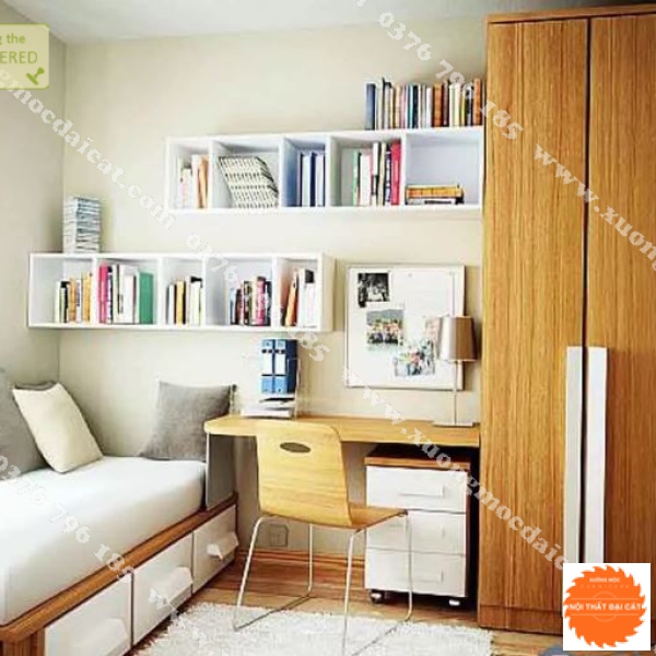 Tủ áo quần kèm bàn làm việc tại nhà TA216