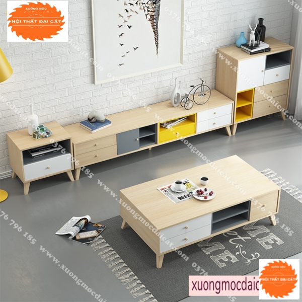 Kệ tivi gỗ hiện đại cho gia đình KTV267