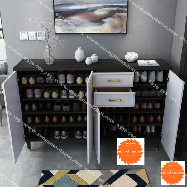 Tủ giày bằng gỗ công nghiệp TG177