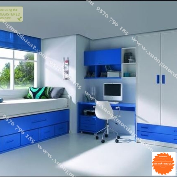 Tủ áo quần kết hợp bàn làm việc TA221