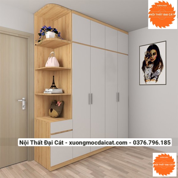 Tủ áo quần gỗ MS22205