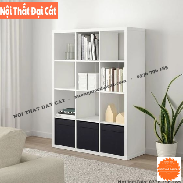 Kệ gỗ trưng bày shop nhiều tầng KG035