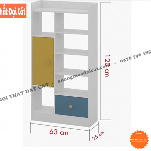 Kệ sách hiện đại nhiều tầng KS227