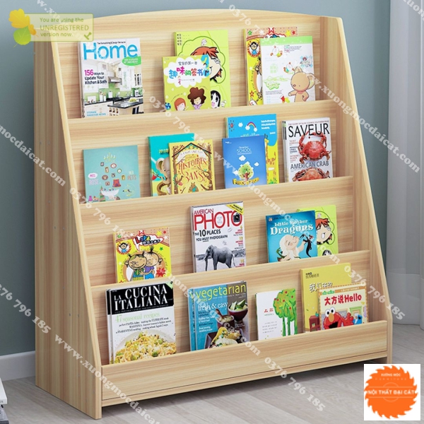 Kệ để sách thiết kế đa năng cho bé KSTE016