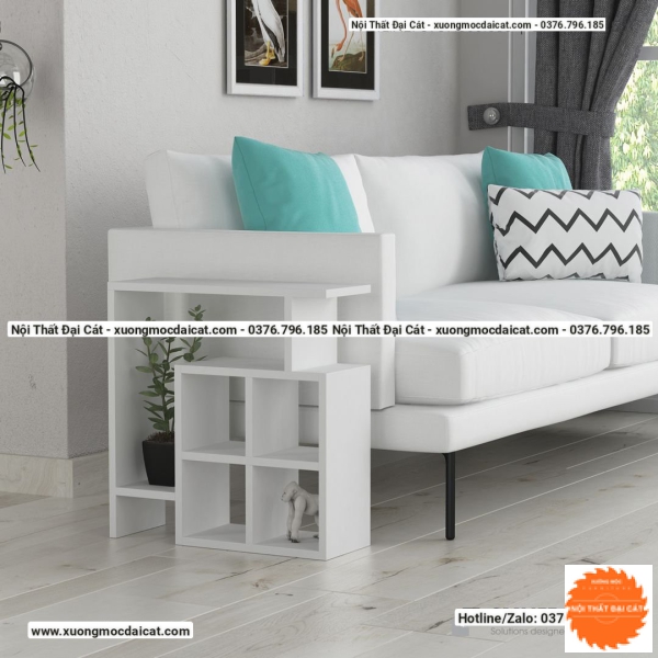 Bàn gỗ cạnh sofa tiện dụng BGS016