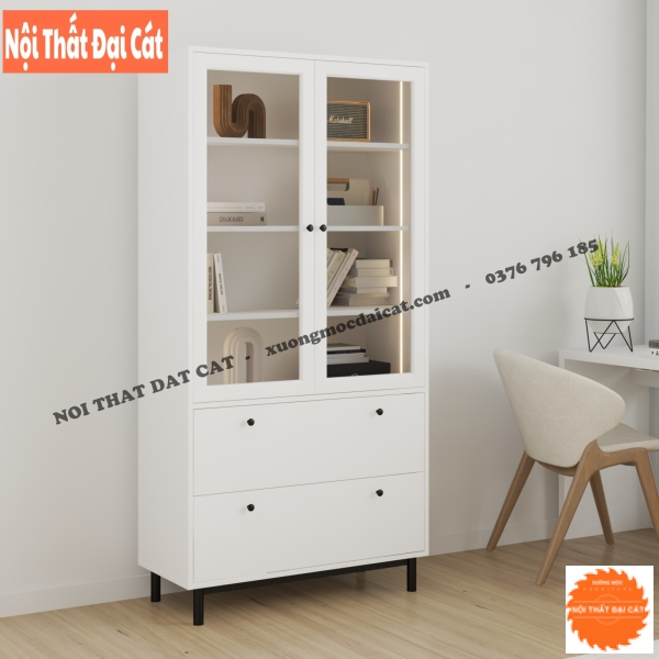 Tủ để sách kèm hộc kéo đa năng KS213