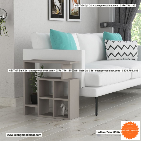 Bàn gỗ cạnh sofa tiện dụng BGS016
