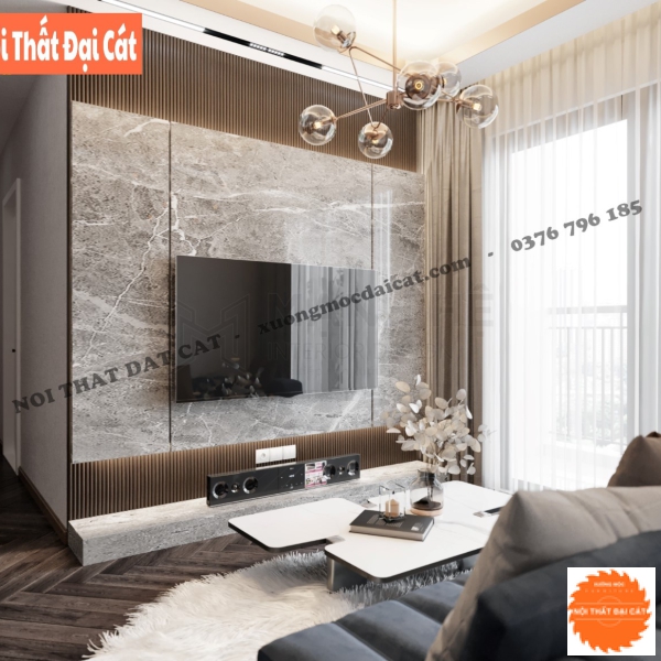 Vách ốp kệ tivi VO037