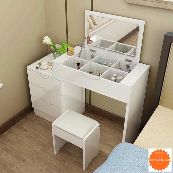 Bàn trang điểm thiết kế giấu gương BTĐ010