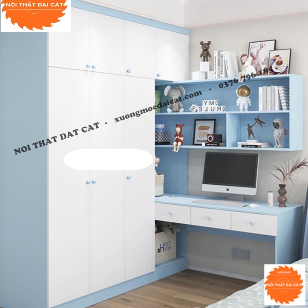 Tủ áo quần xanh dương MS22251