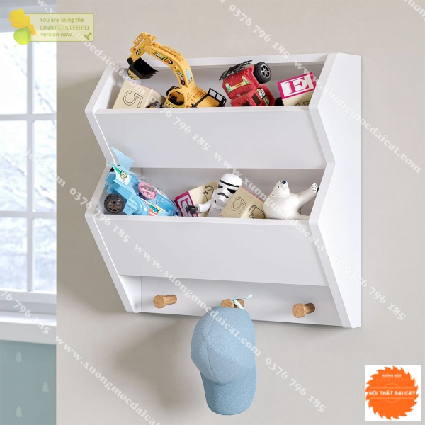 Kệ để đồ chơi treo tường KĐC014