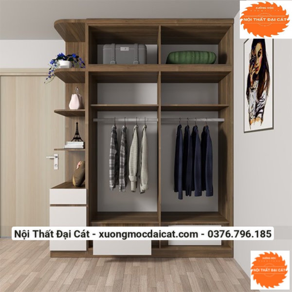Tủ áo quần gỗ MS22205