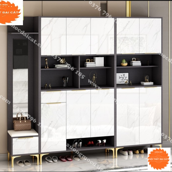 Tủ giày phòng khách thiết kế đa chức năng TG180