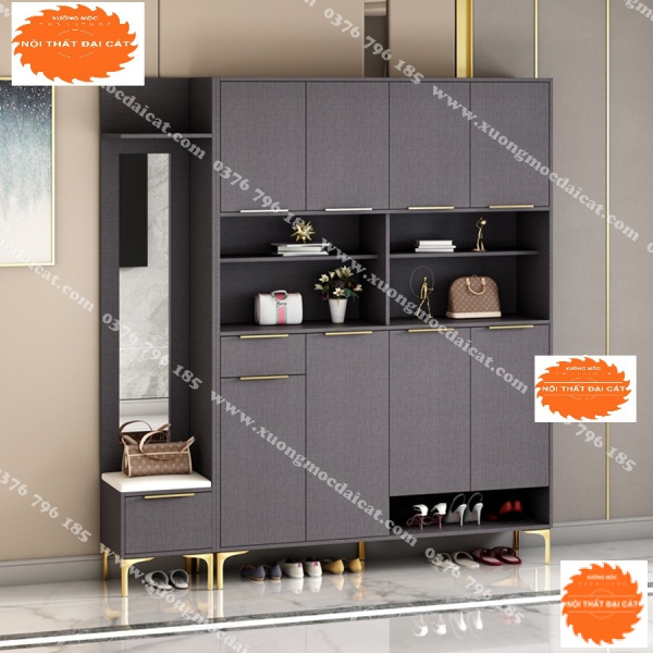 Tủ giày phòng khách thiết kế đa chức năng TG180