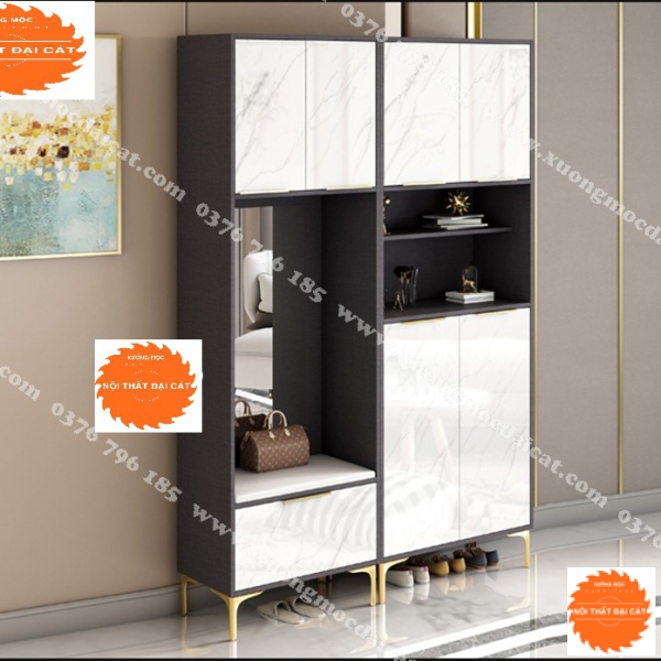 Tủ giày phòng khách thiết kế đa chức năng TG180