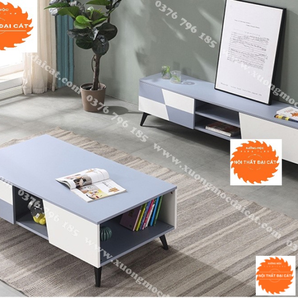 Kệ tivi bằng gỗ kiểu dáng hiện đại KTV272