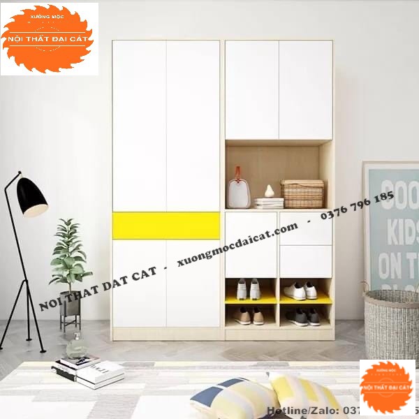Tủ giày thiết kế lớn TG196