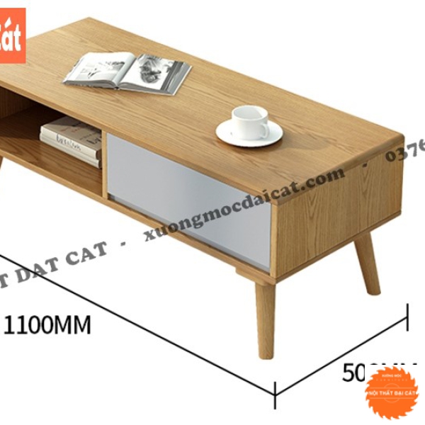 Bàn trà đơn giản bằng gỗ BS086
