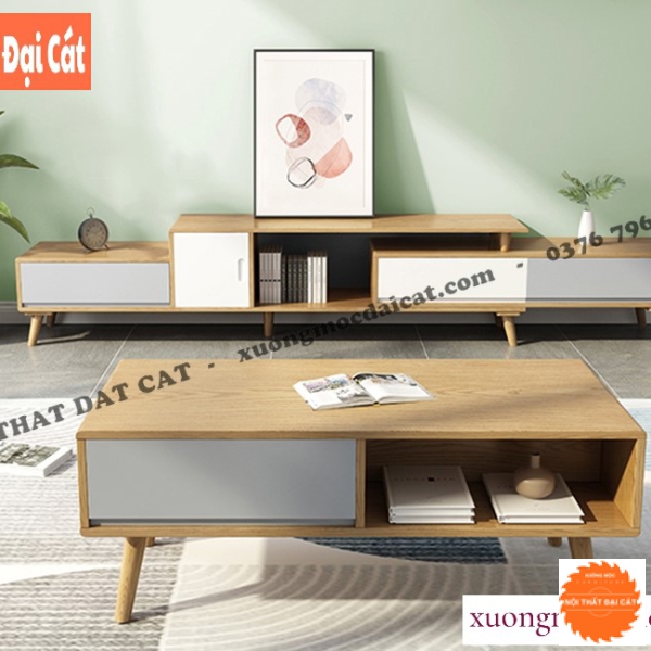 Bàn trà đơn giản bằng gỗ BS086