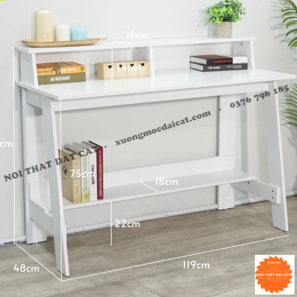 Bàn làm việc đơn giản tại nhà BLV134