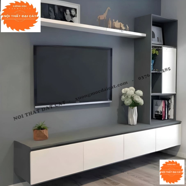 Kệ tivi treo tường thiết kế đẹp KTV350