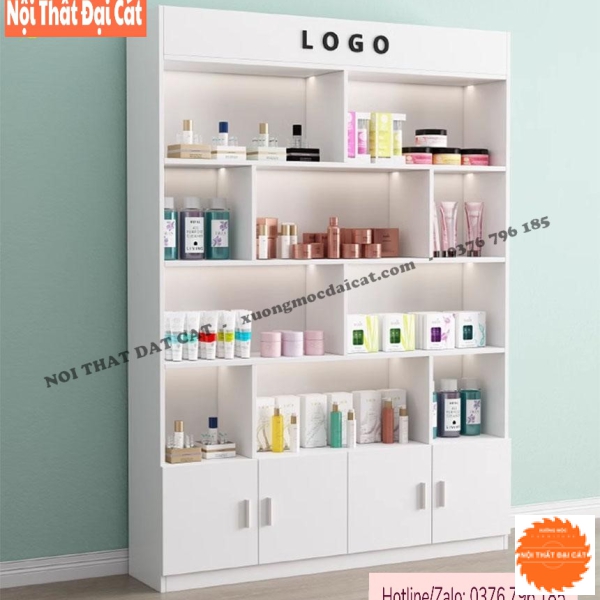 Tủ trưng bày sản phẩm Spa/ Nail TN014