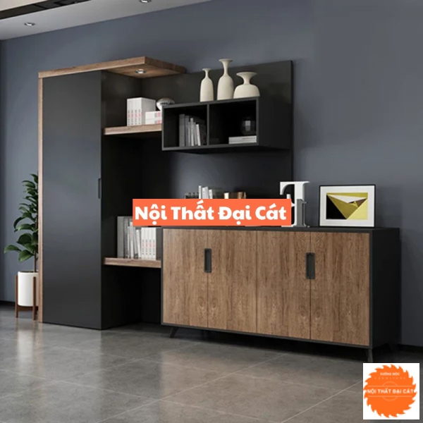 Tủ hồ sơ gỗ thiết kế hiện đại THS041