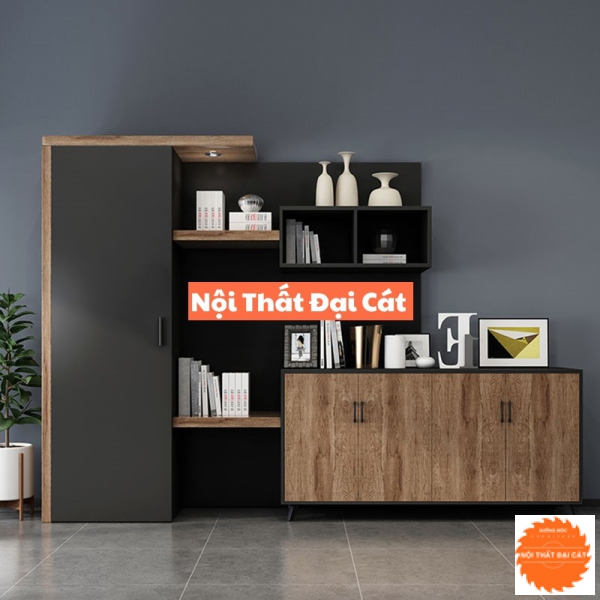 Tủ hồ sơ gỗ thiết kế hiện đại THS041