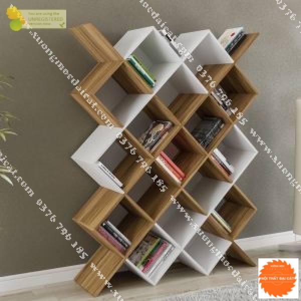 Kệ sách thiết kế độc đáo KS127