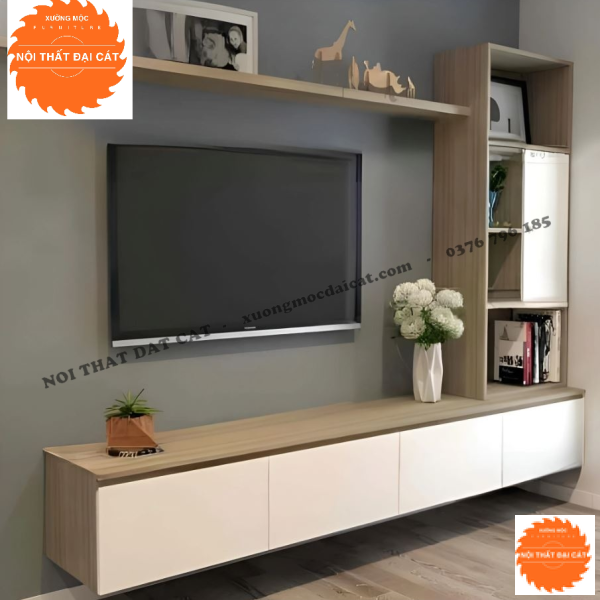 Kệ tivi treo tường thiết kế đẹp KTV350