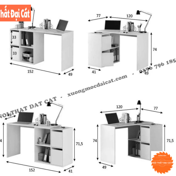 Bàn làm việc tại gia BLV135