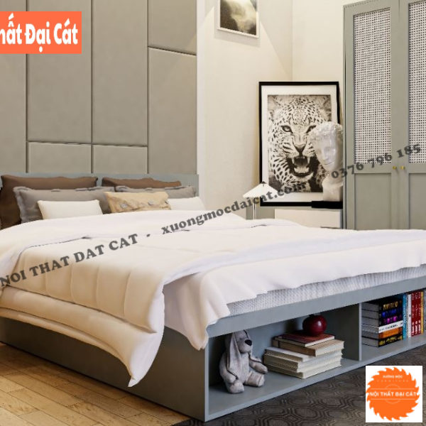 Giường ngủ double thiết kế đa năng G0126