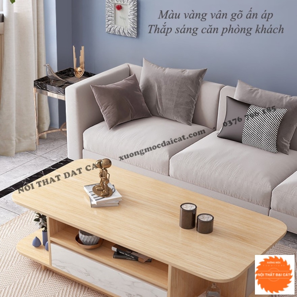 Bàn sofa phòng khách bằng gỗ BS087