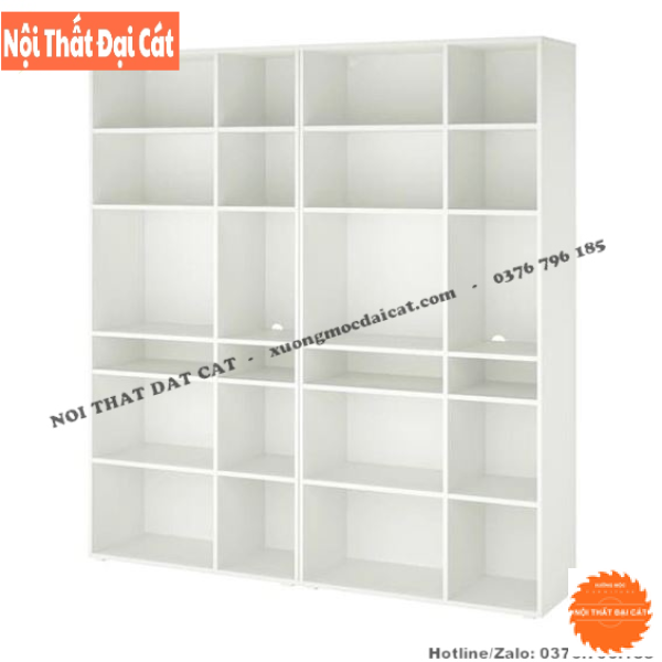 Kệ gỗ trưng bày sản phẩm bằng gỗ KG037