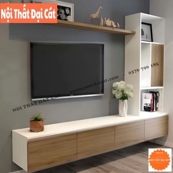 Kệ tivi treo tường thiết kế đẹp KTV350