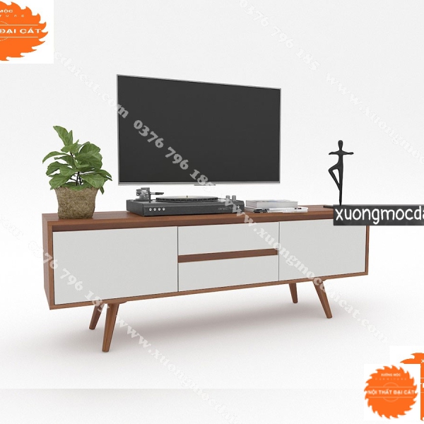 Kệ tivi kết hợp hộc kéo với cánh mở KTV284
