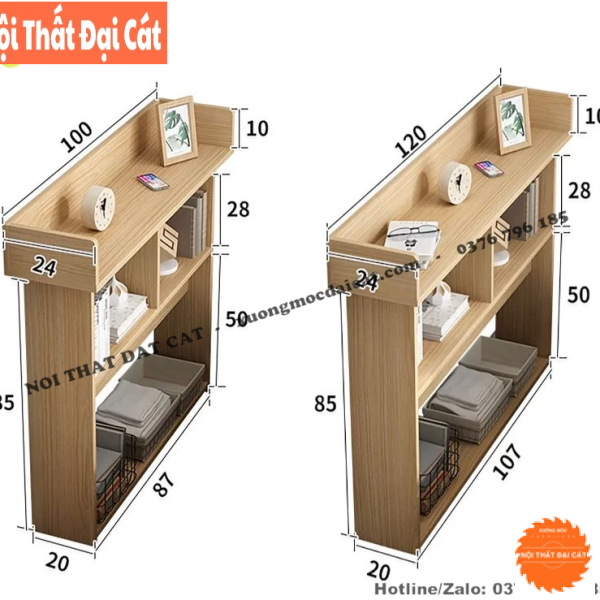 Kệ sách thiết kế nhỏ gọn tiện dụng KS149