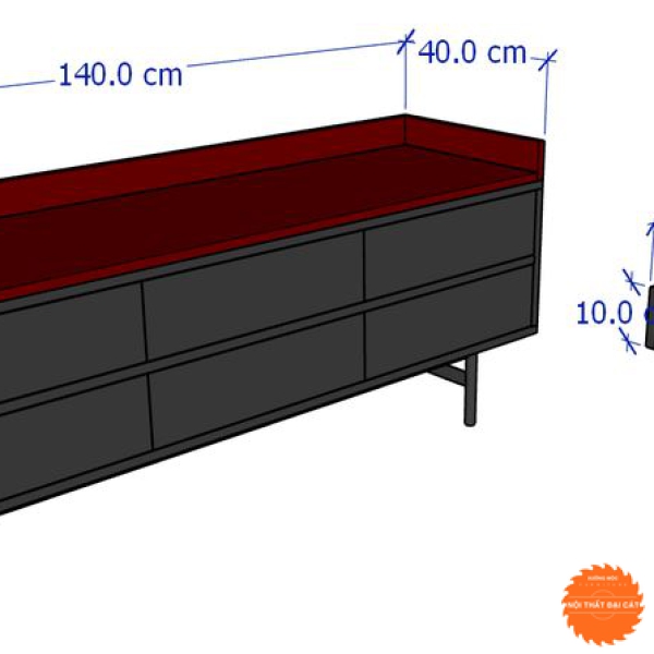 Kệ tivi để phòng khách gia đình KTV367