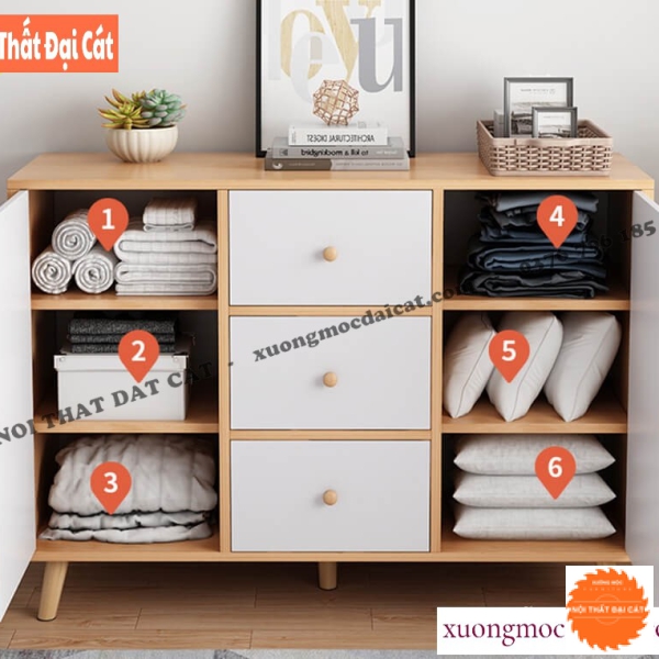 Tủ đựng đồ gia đình tiện dụng TĐ097