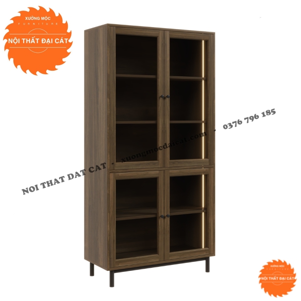 Tủ rượu cánh kính phòng khách gia đình TR065