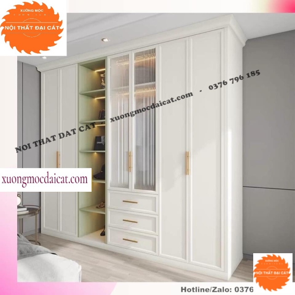 Tủ áo quần thiết kế hiện đại MS22257