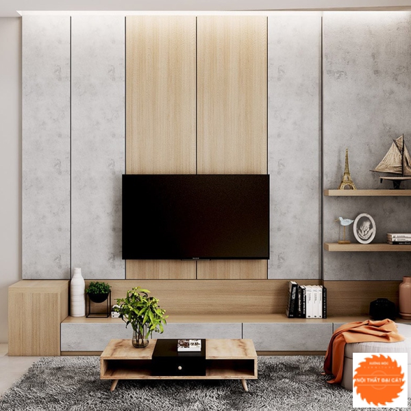 Vách ốp kệ tivi VO011