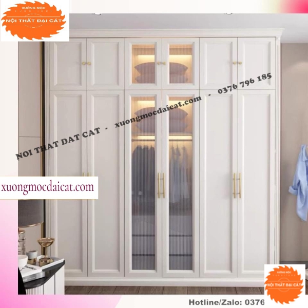 Tủ áo quần 6 cánh MS22254