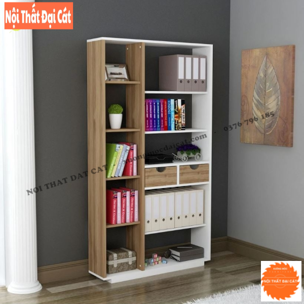 Tủ sách gỗ cho gia đình KS230