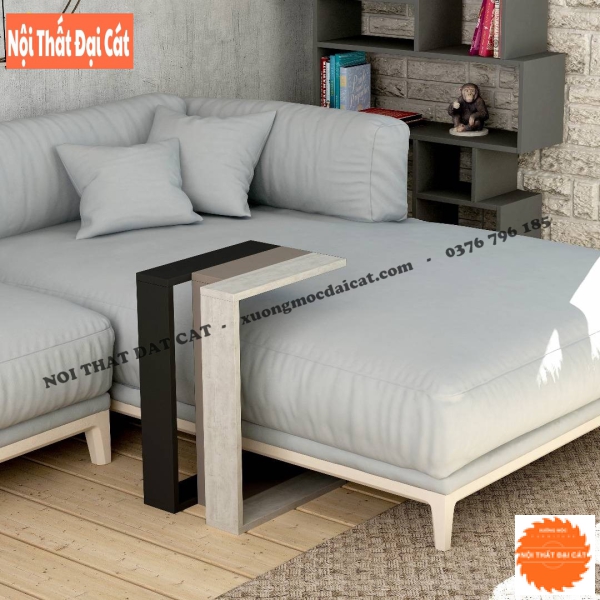 Bàn gỗ đơn giản cạnh sofa BGS024